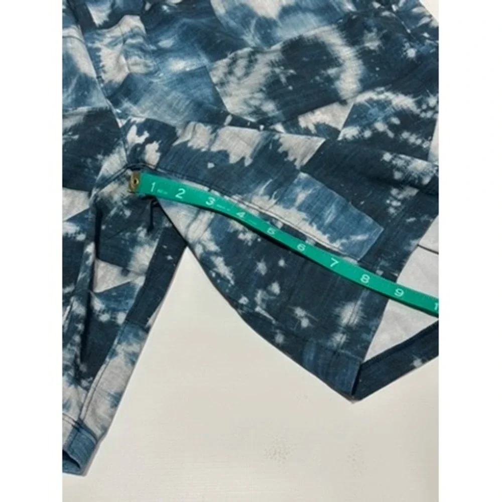 Lululemon Shorts Mens L Blue Tie Dye Patchwork Pace Breaker Lined Athletic 9" - Picture 8 of 9